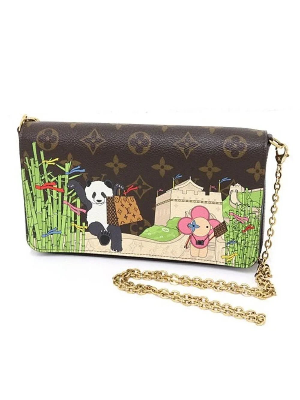 Louis Vuitton Pochette Felicity Vivienne Monogram Great Wall Panda China